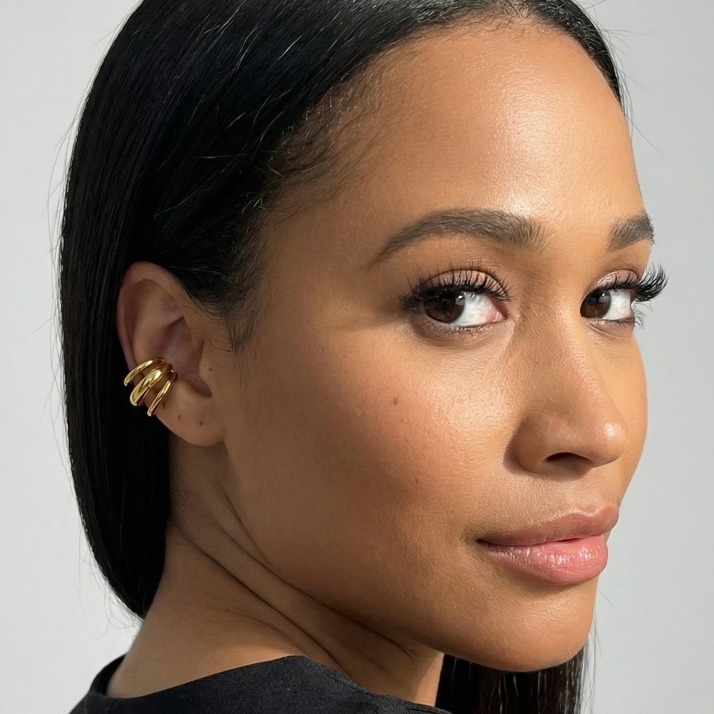 1 Ear Clip Waterproof Metal Earring