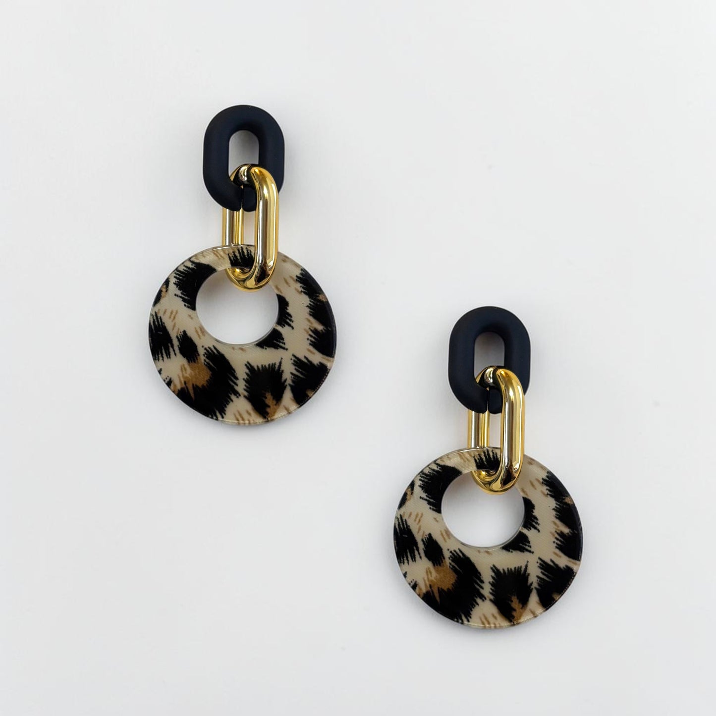 Leopard Print Light Weight Earring