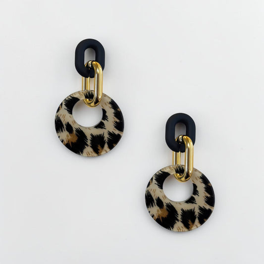 Leopard Print Light Weight Earring