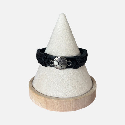 Pu Leather Soccer Men Bracelets