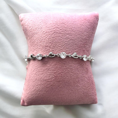 Silver Sterling Heart Bracelets