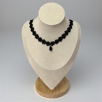 Floral Lace Black Choker