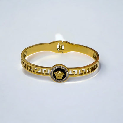 Gold Titanium Steel Bangle