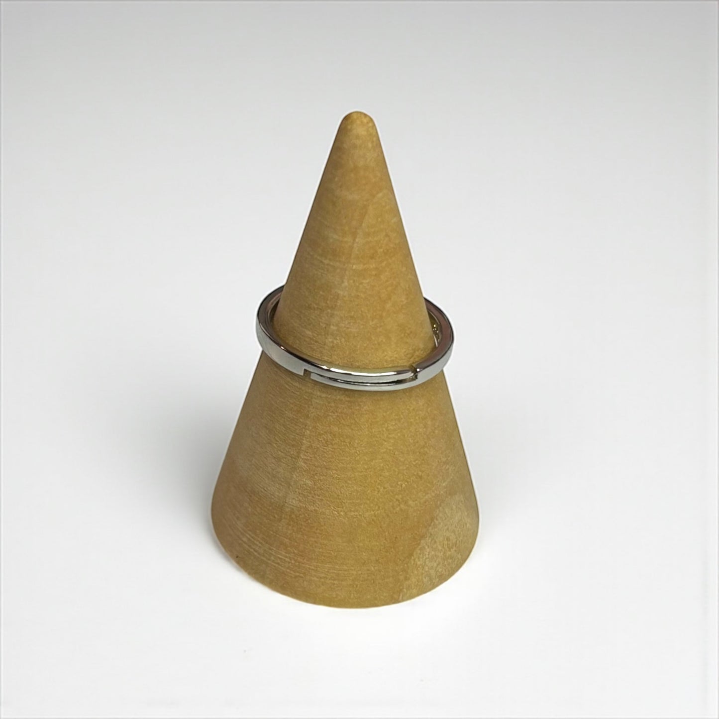 Minimalist Crystal Sterling Silver Ring
