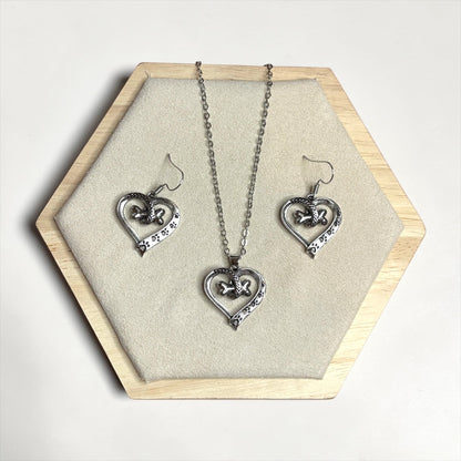 Bone Heart Dog Paw Set
