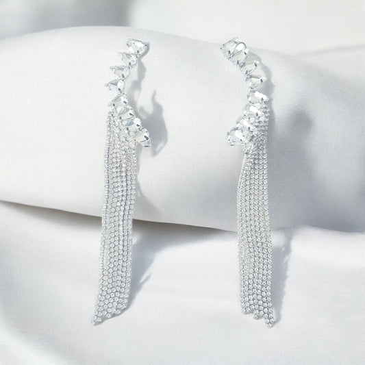 Sophisticated Rhinestone Earrings for Evening Glam