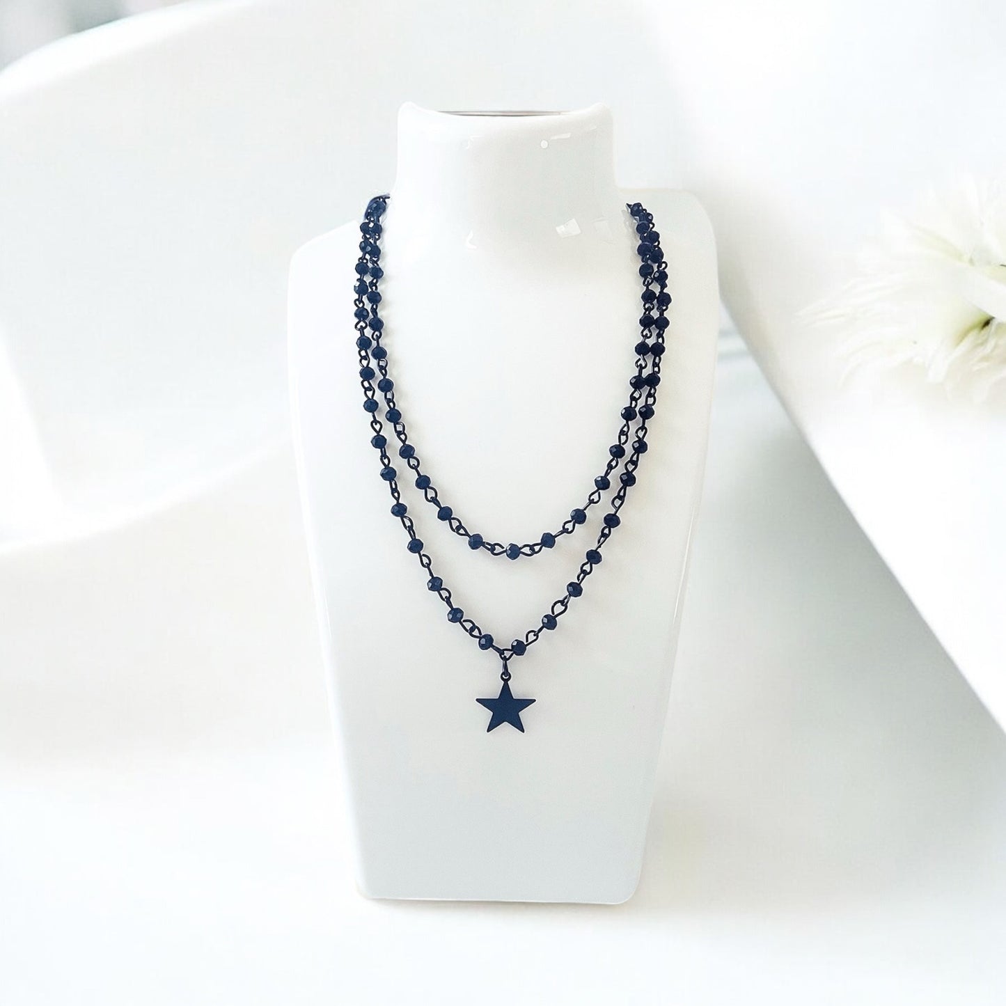 Gothic Cross Star Multilayer Choker Necklace