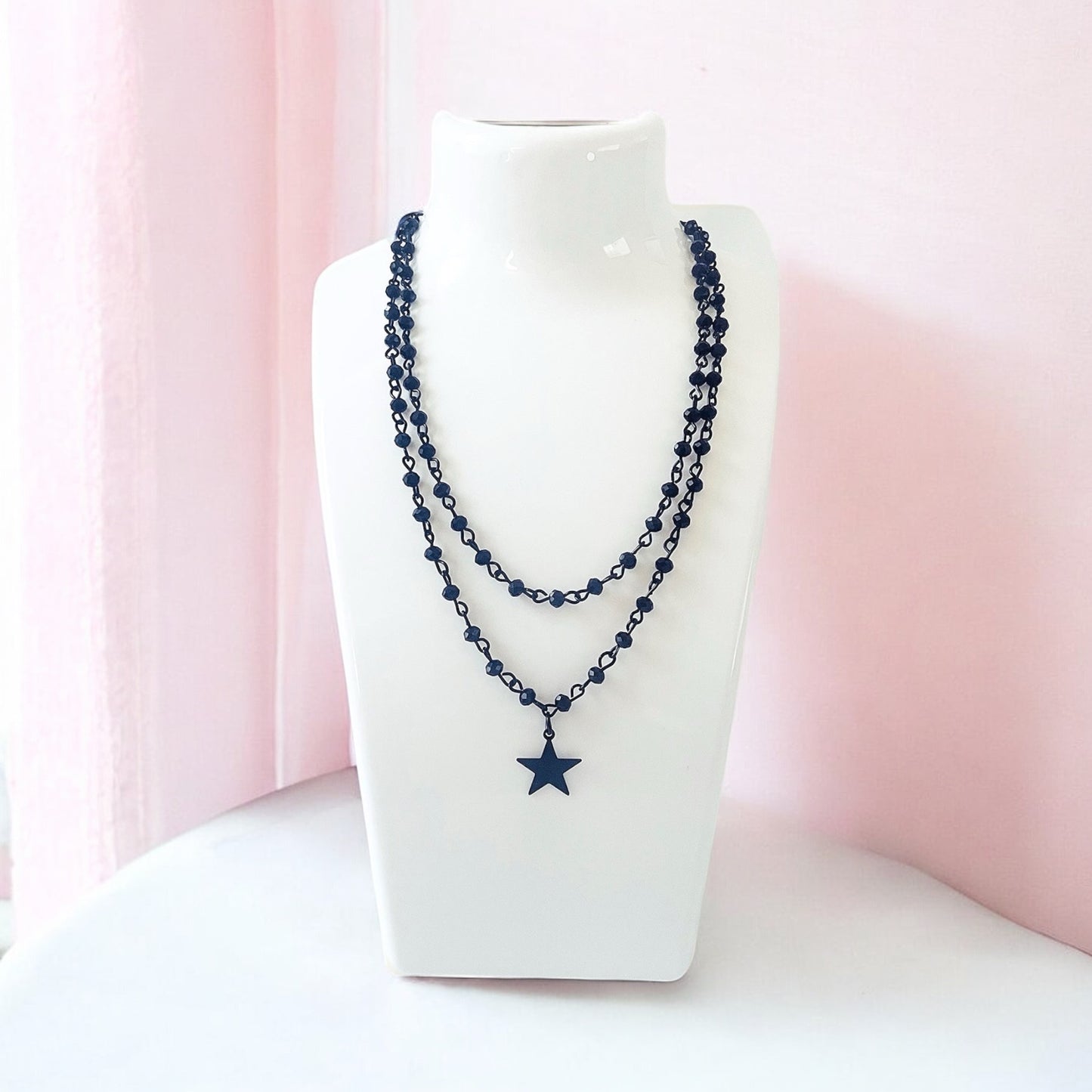 Gothic Cross Star Multilayer Choker Necklace