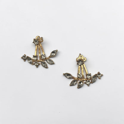 Pendientes de moda para mujer con forma de hoja