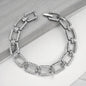 Luxury Rectangle Silver Bracelet