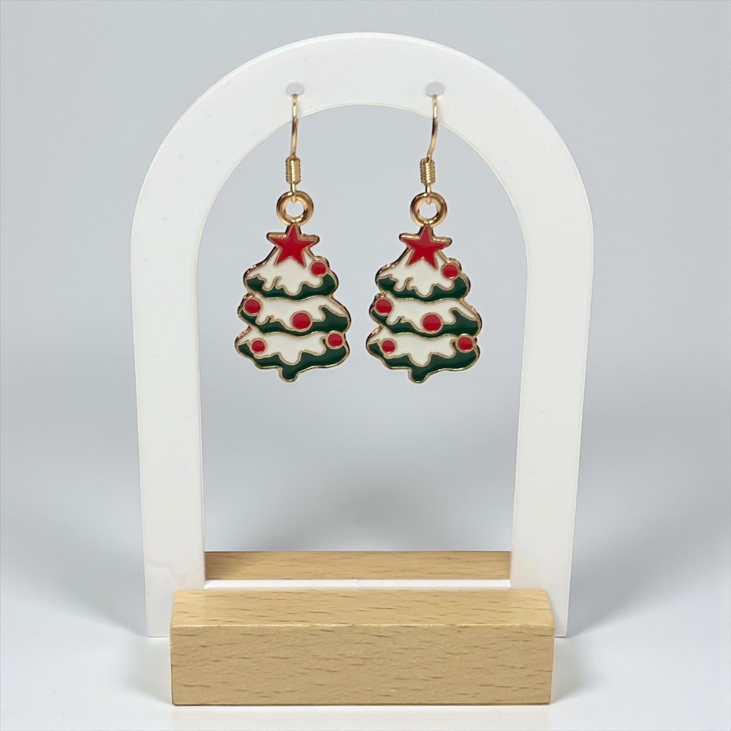 Christmas Tree Drop Earring