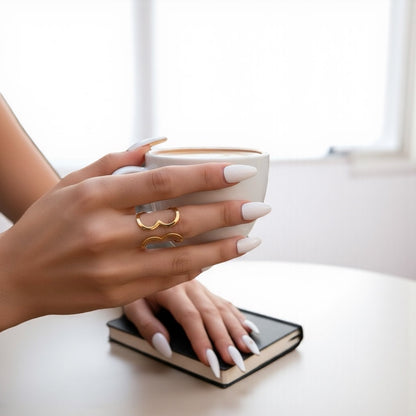 Heart Shape Adjustable Ring