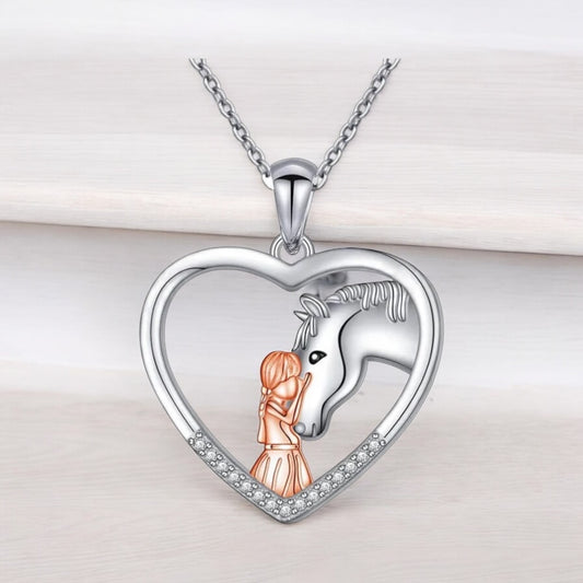 Horse Lovers Pendant Necklace