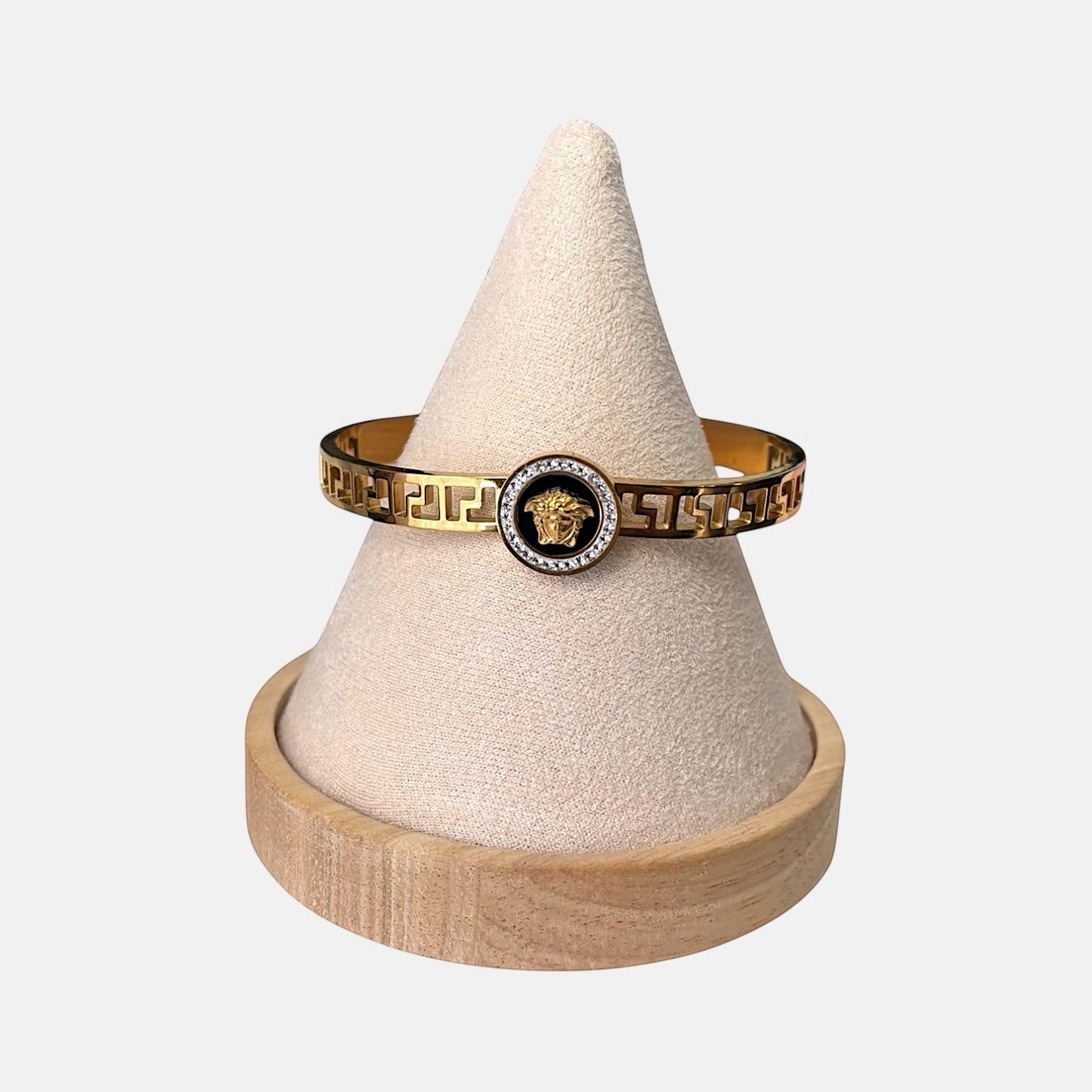 Gold Titanium Steel Bangle