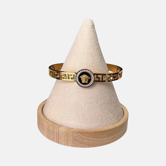 Gold Titanium Steel Bangle