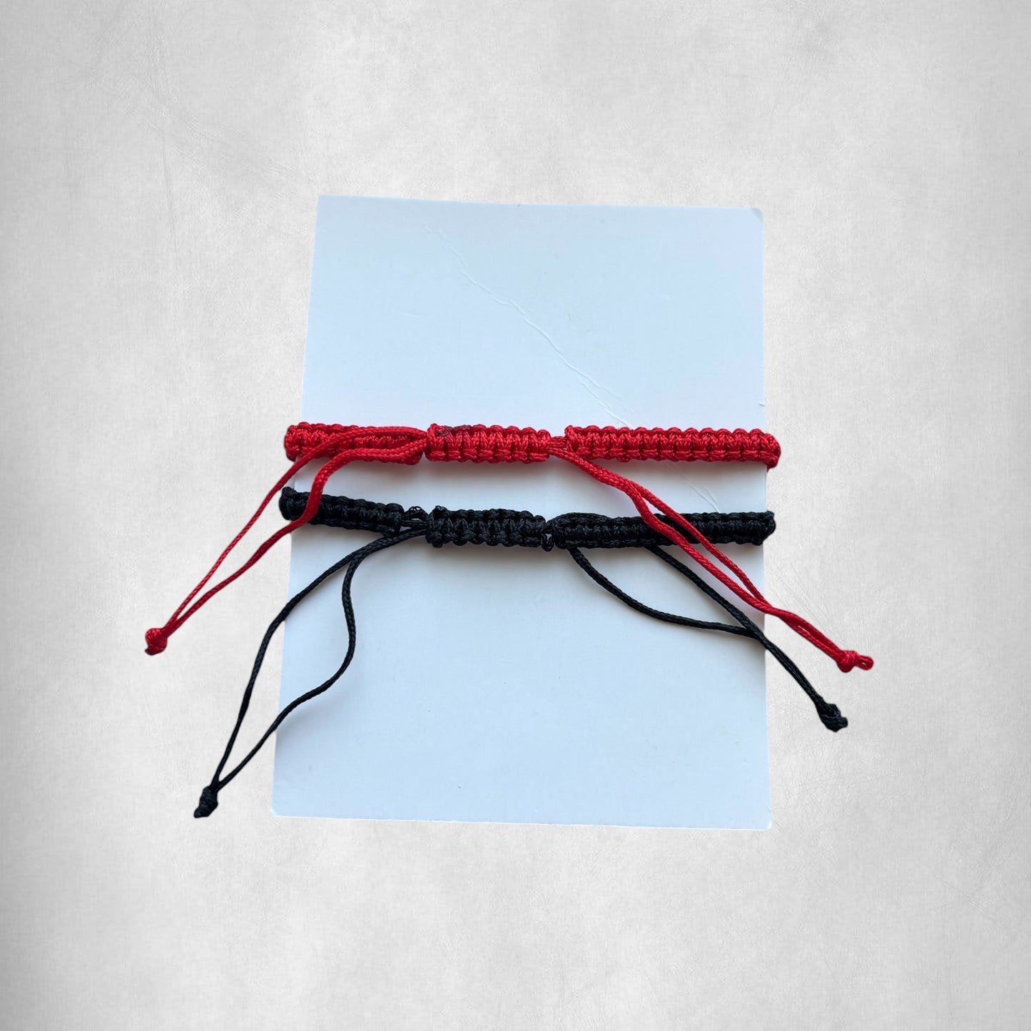 Juego de pulseras de cuerda trenzada para parejas