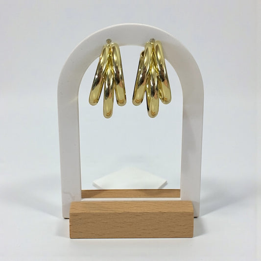 Chunky Lightweight Hoop Earrings