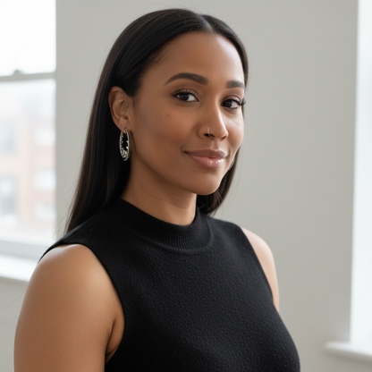 Pendientes de aro ovalados