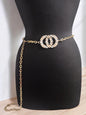 Gold Elegant Adjustable Chain Belt