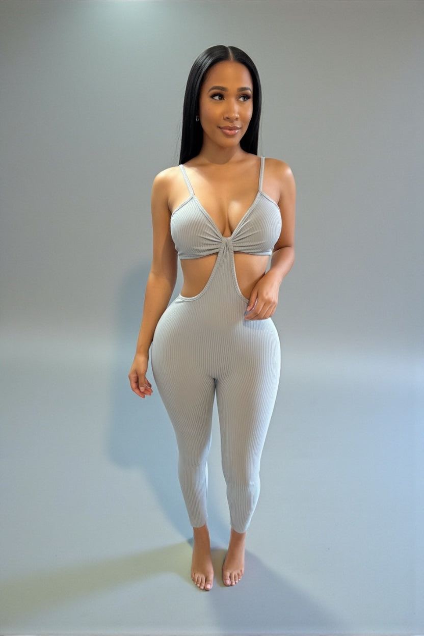 Mono azul claro sin mangas pequeño para mujer