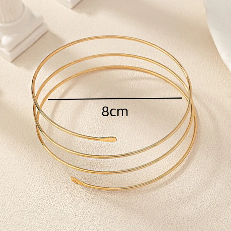 Simple Gold Arm Bracelet