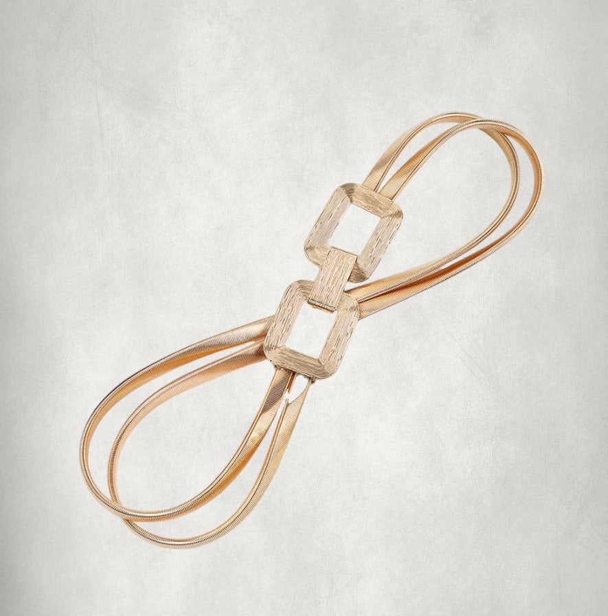 Elegant Geometric Chain Belt