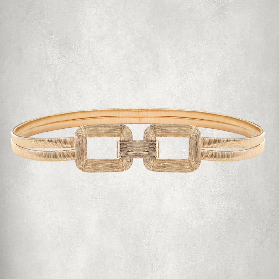 Elegant Geometric Chain Belt