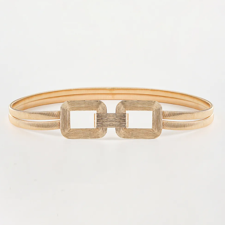 Elegant Geometric Chain Belt