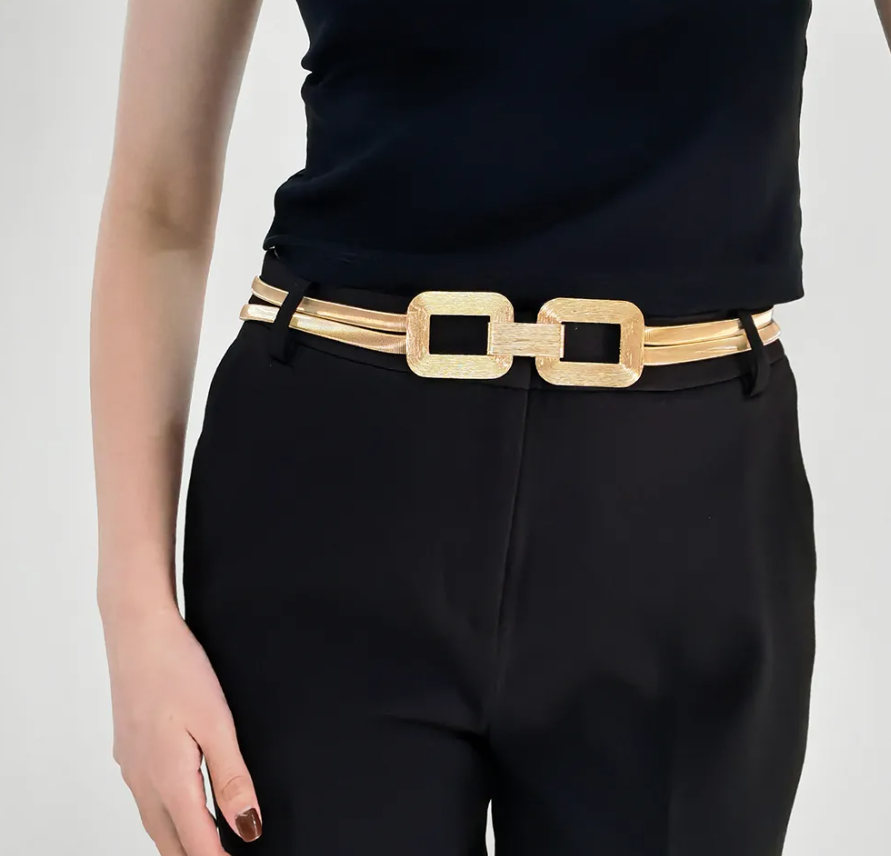 Elegant Geometric Chain Belt