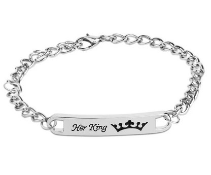HER KING LINK BRACELET