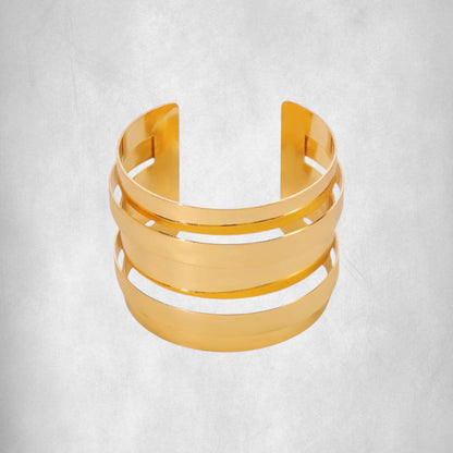 Solid Wide Women Cuff Bracelet