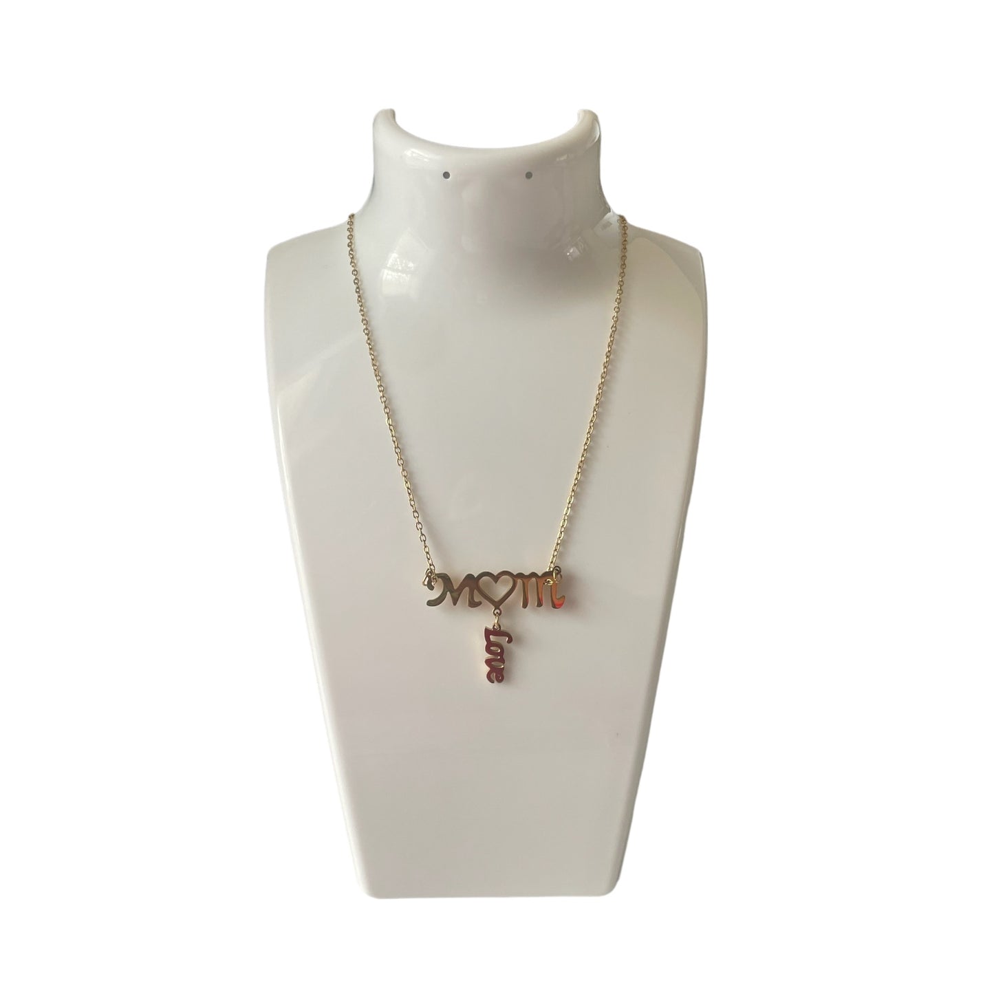 Collar ligero de acero inoxidable para mamá