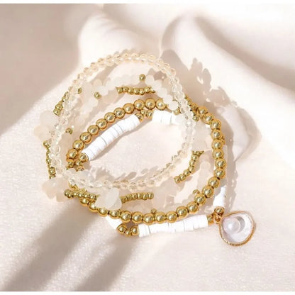 Vintage Classic White Gold Bracelet Sets