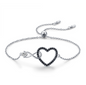 Heart Silver Charm Bracelet