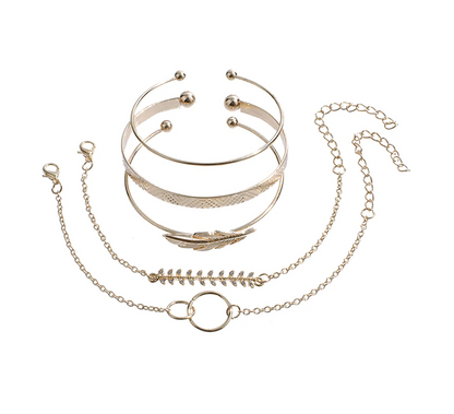 Conjunto de 5 pulseras bohemias
