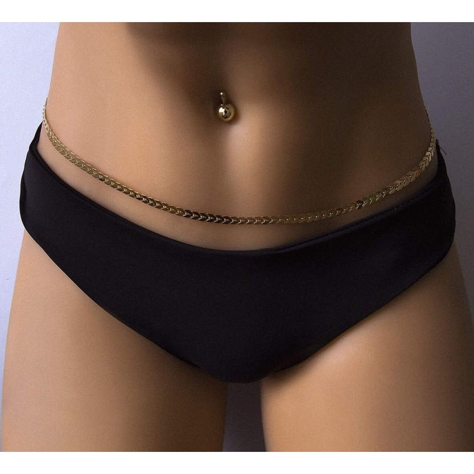 Snake Women Chain Belly Waist
