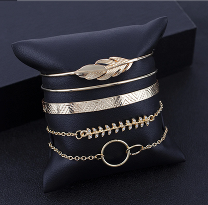 Conjunto de 5 pulseras bohemias
