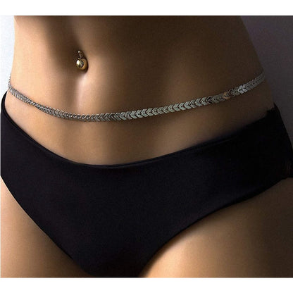 Snake Women Chain Belly Waist