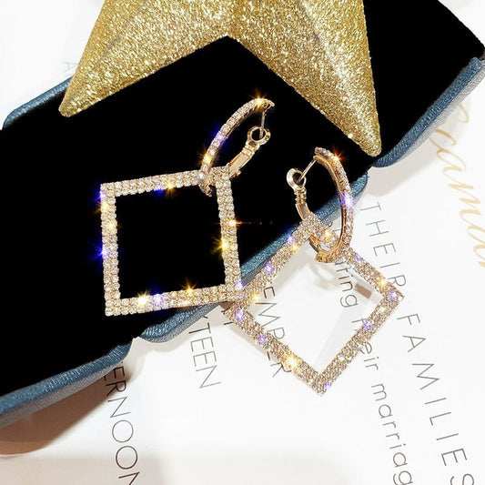 Square Dangle Night Out Earring