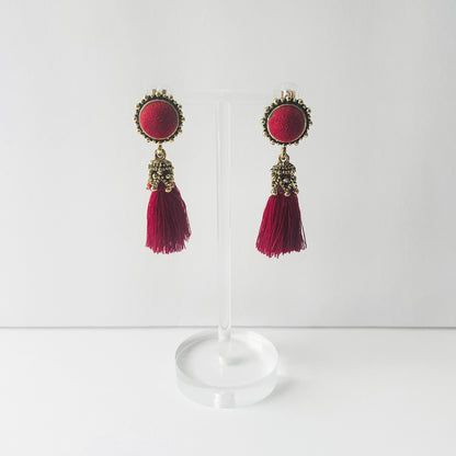 Vintage Women Velvet Earrings