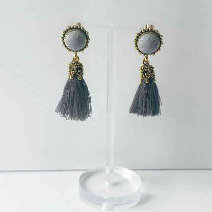 Vintage Women Velvet Earrings