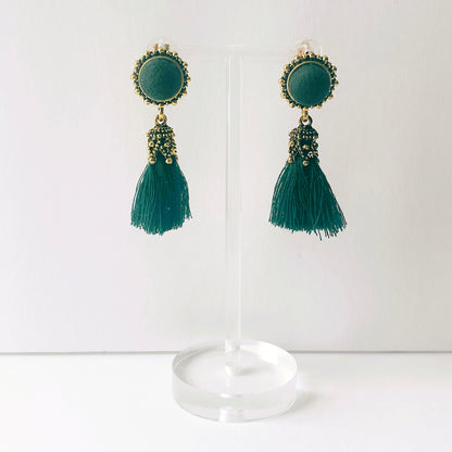 Vintage Women Velvet Earrings