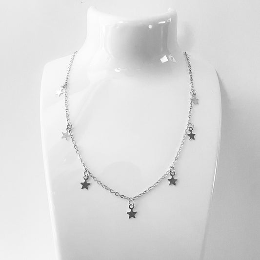 Gargantilla con colgante de estrella para mujer