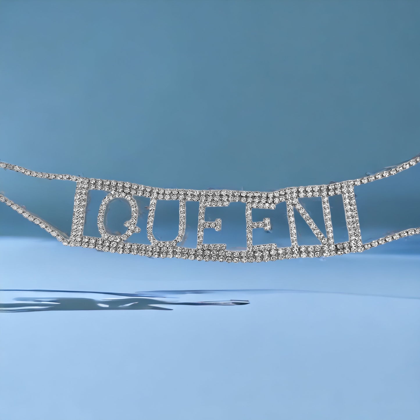 Gargantilla con diamantes de imitación