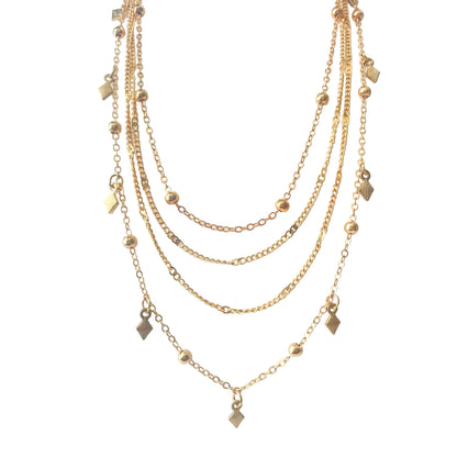 Multilayers Gold Vintage Necklace