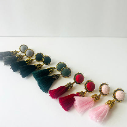 Vintage Women Velvet Earrings