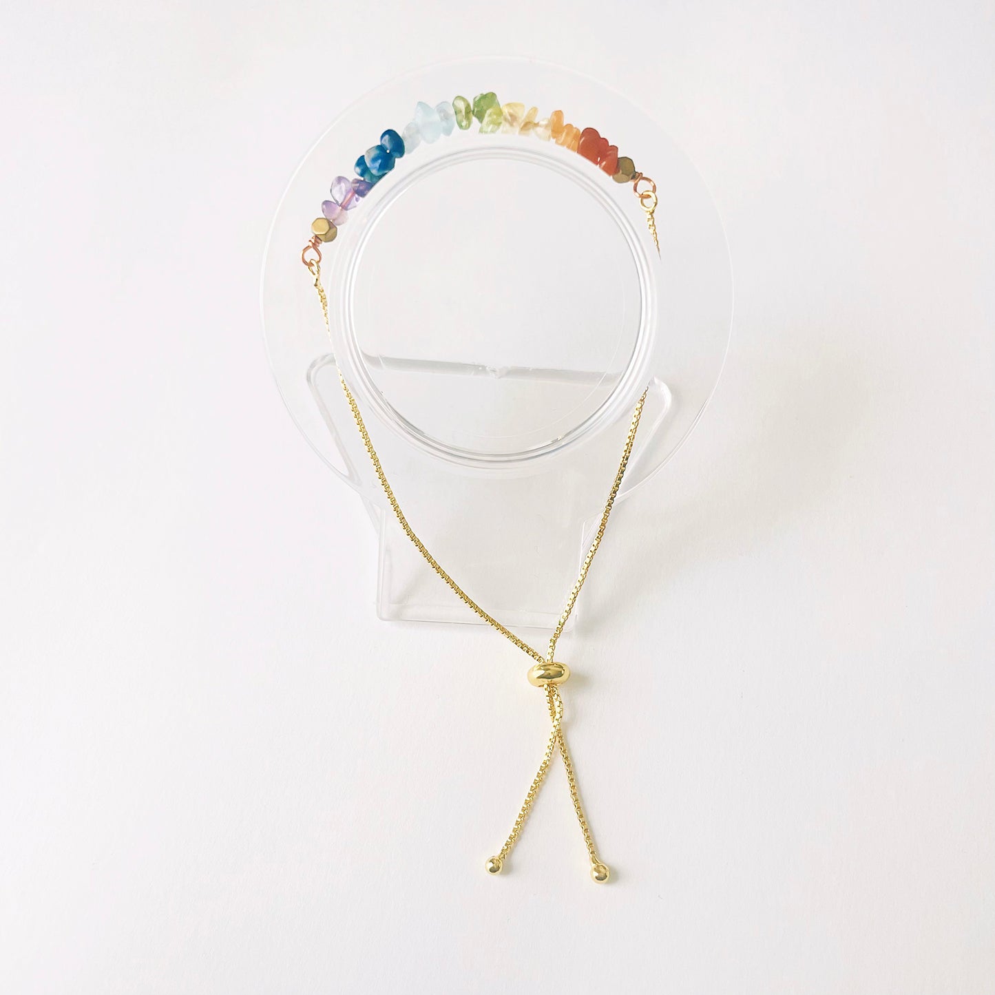 Natural Chip Healing Stone Crystal Bracelet