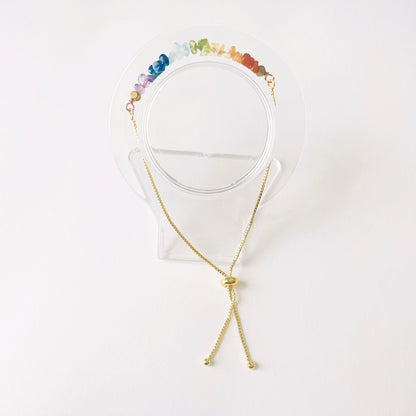 Natural Chip Healing Stone Crystal Bracelet