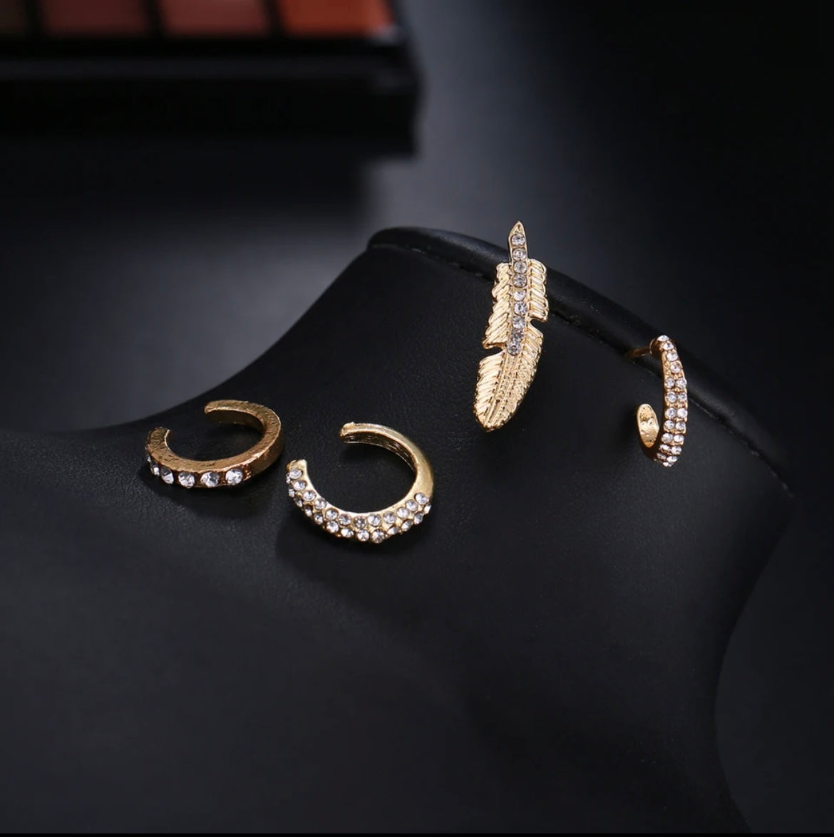 Boho Style 4 Piece Earring Set