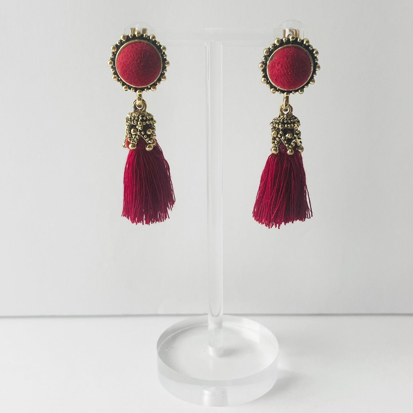 Vintage Women Velvet Earrings